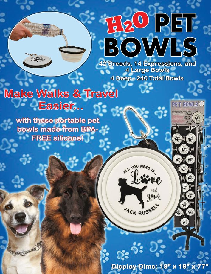 H2O Pet Bowls Catalog Sheet